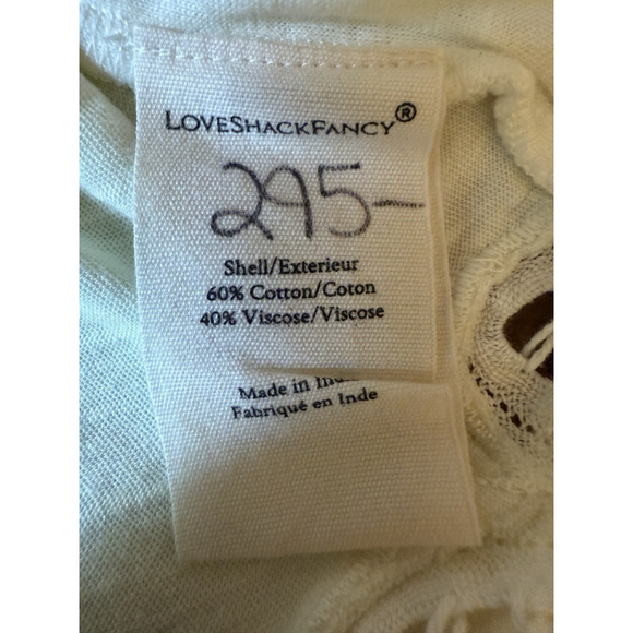 LoveShackFancy Mildred Mini Dress Tie Dye Yellow Small - Picture 5 of 7